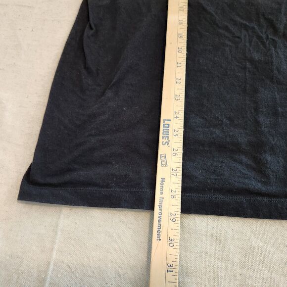 Nike Shirt Mens XL Black Short Sleeve Yellow NIKE Spell Out Athletic Tee - Picture 6 of 12